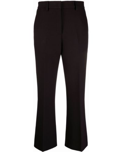 Pantalones de cintura alta Msgm negro