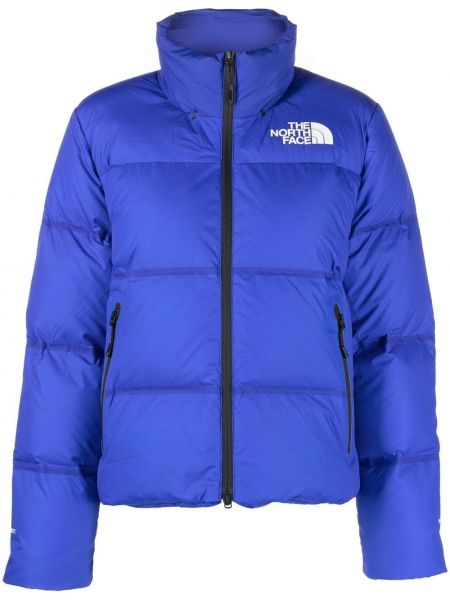 Retro vattert jakke The North Face blå