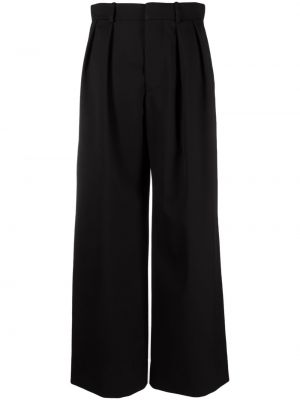 Pantaloni cu talie joasă Wardrobe.nyc negru