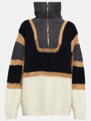 Sweter wełniany z kaszmiru Chloã©