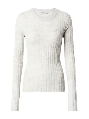 Меланжов пуловер Drykorn сиво