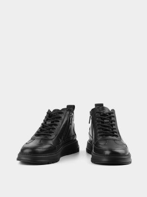 Черные ботинки Leberdes