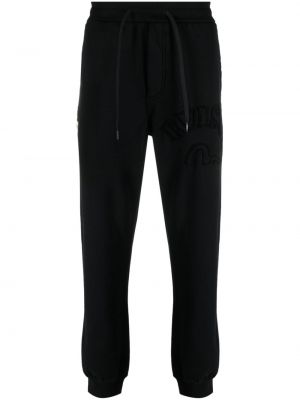 Βαμβακερό αθλητικό παντελόνι Evisu μαύρο