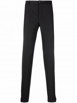 Ravne hlače s črtami Philipp Plein črna