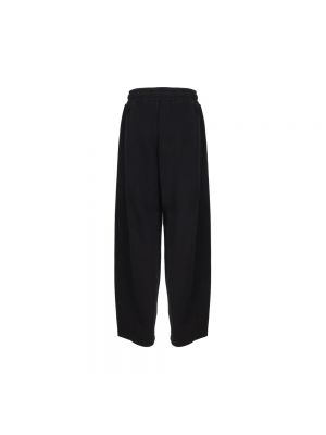 Pantalones de chándal de algodón Stella Mccartney negro