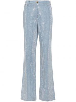 Rovné kalhoty Ermanno Scervino modré