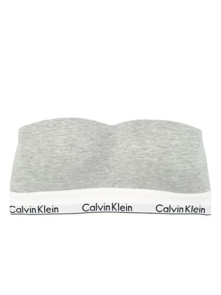 Bandeau podprsenka Calvin Klein sivá