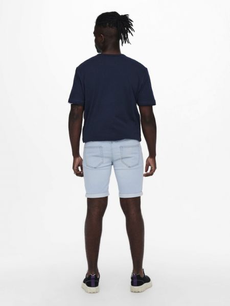 Jeans shorts Only & Sons blau