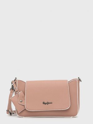 Чанта за ръка Pepe Jeans розово