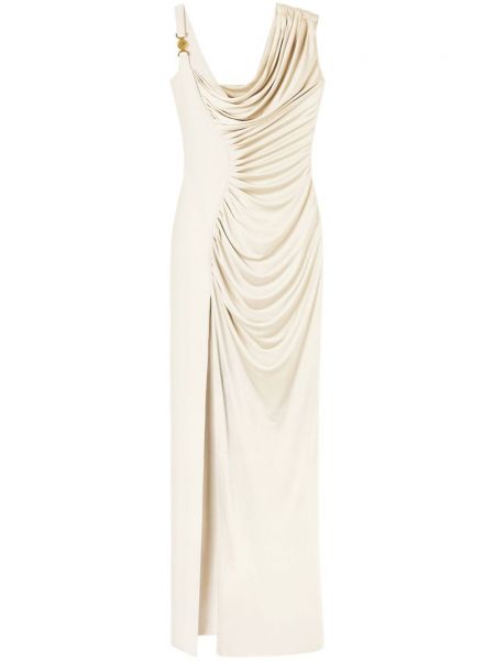 Drapiruotas asimetriškas vakarinė suknelė Versace