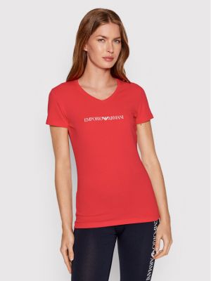 Marškinėliai Emporio Armani Underwear raudona
