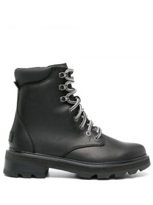 Ankle boots skórzane Sorel czarne