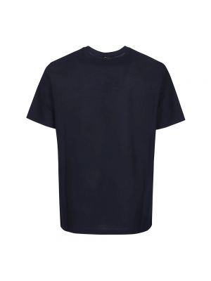 Krepp t-shirt Herno blau