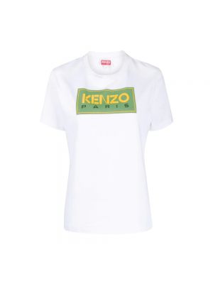 Koszulka z okrągłym dekoltem Kenzo biała