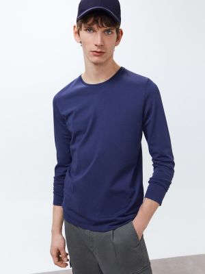 Camiseta de manga larga manga larga Sfera azul