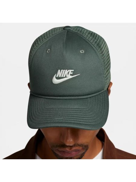 Кепка с высокой талией Nike зеленая