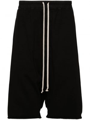 Shorts en coton Rick Owens Drkshdw noir