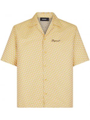 Košulja s printom Dsquared2 žuta