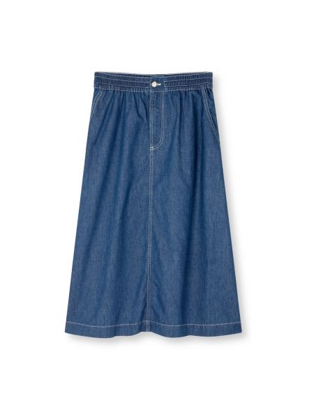 Spódnica jeansowa Mads Norgaard niebieska