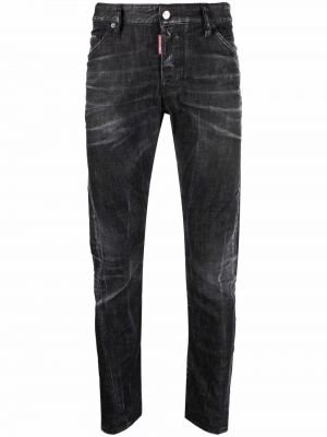 Nødlidende stretch jeans Dsquared2 svart