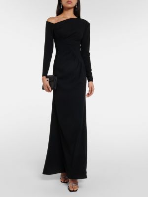 Асимметричное платье Roland Mouret черное