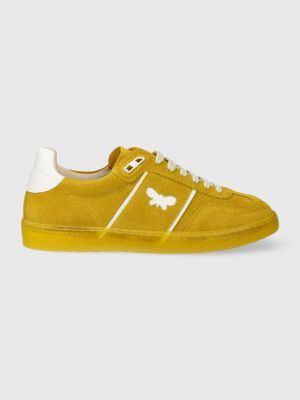 Velúr sneakers Weekend Max Mara sárga
