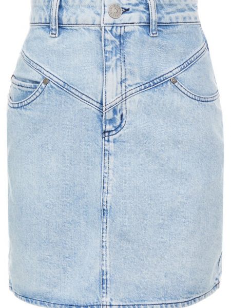Spódnica jeansowa Sandro niebieska