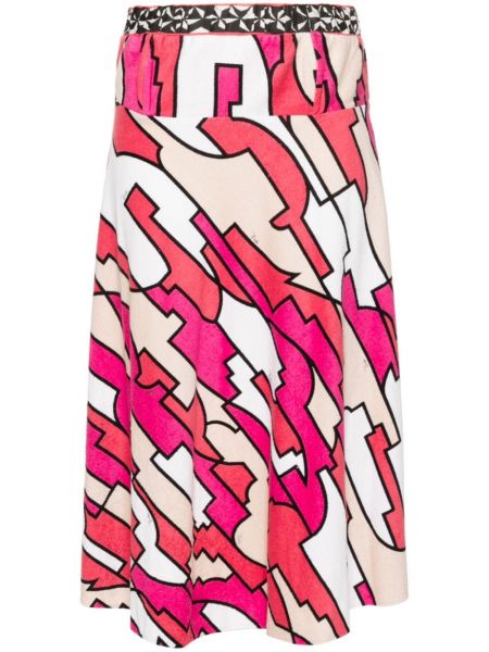 Abstrakter trapezrock mit print Pucci Pre-owned pink