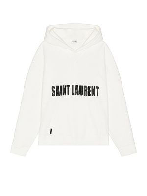 Mikina s kapucňou Saint Laurent - biely