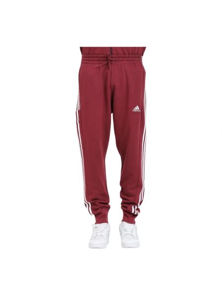 Spodnie sportowe Adidas czerwone