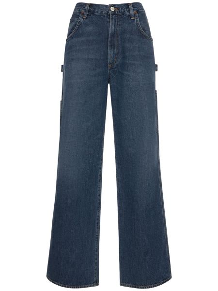 Bomuld jeans Agolde blå