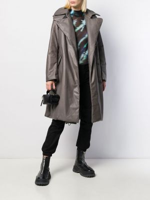 Trenca acolchado oversized Isaac Sellam Experience gris