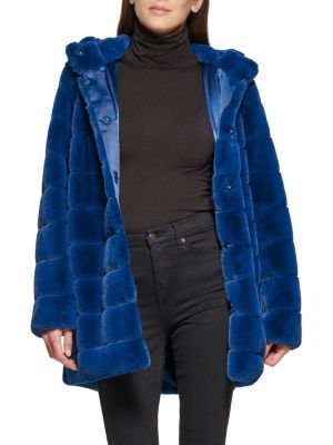 Плюшевая куртка Kenneth Cole синий