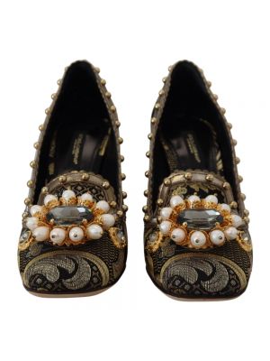 Calzado de tejido jacquard de cristal Dolce & Gabbana