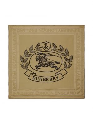 Echarpe en soie Burberry beige