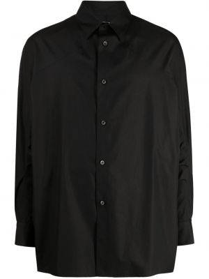 Medvilninė marškiniai Fumito Ganryu juoda