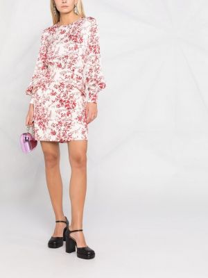 Mini vestido con bordado de flores Boutique Moschino