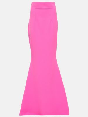 Maksi suknja visoki struk Safiyaa ružičasta