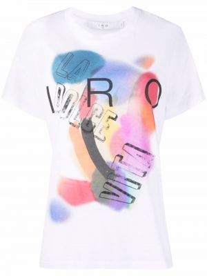 T-shirt mit print Iro weiß