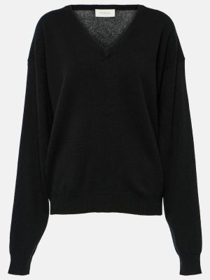 Кашмирен вълнен пуловер Sportmax черно
