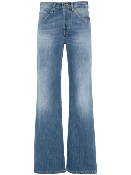 Lavtaljet flared jeans Dondup blå