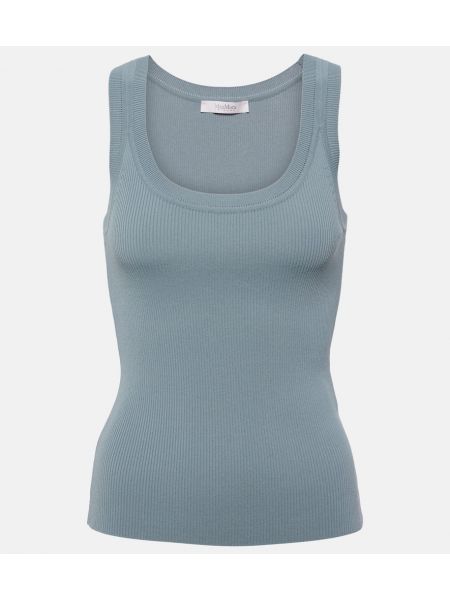 Tank top Max Mara blå