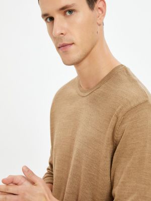 Sweter Koton brązowy