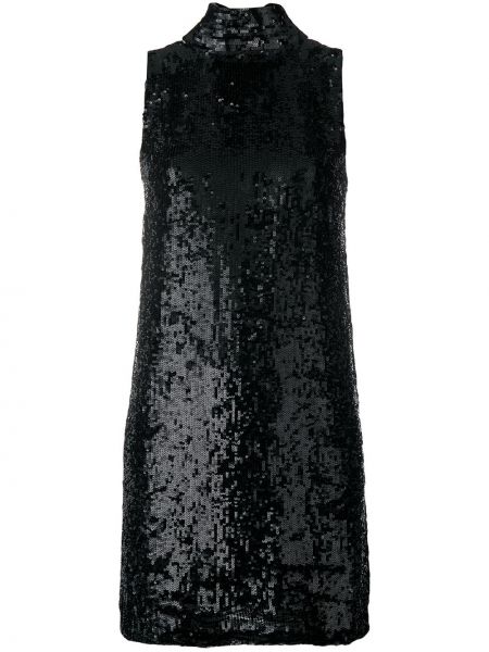 Vestido de cóctel con lentejuelas P.a.r.o.s.h. negro
