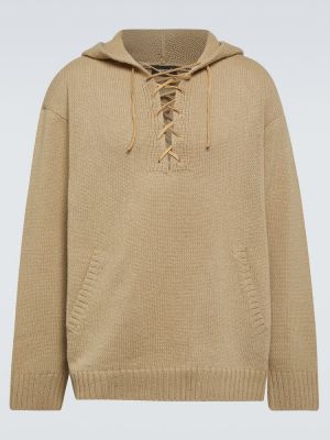 Woll hoodie Undercover beige