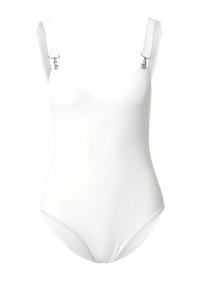 Vientisas maudymosi kostiumėlis Emporio Armani balta