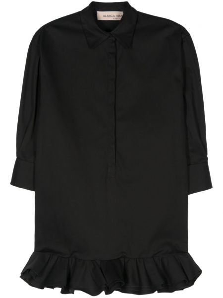 Коктейлна рокля Blanca Vita черно