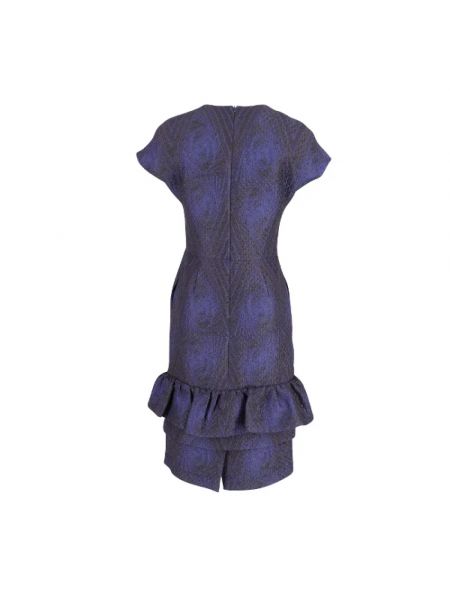 Vestido de lana Dries Van Noten Pre-owned azul