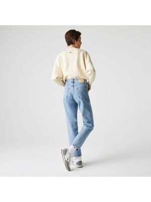 Женские джинсы Lacoste Casual Fit с завышенной талией из японского денима