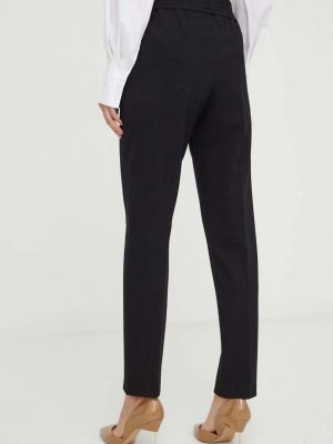 Kalhoty s vysokým pasem Liviana Conti černé
